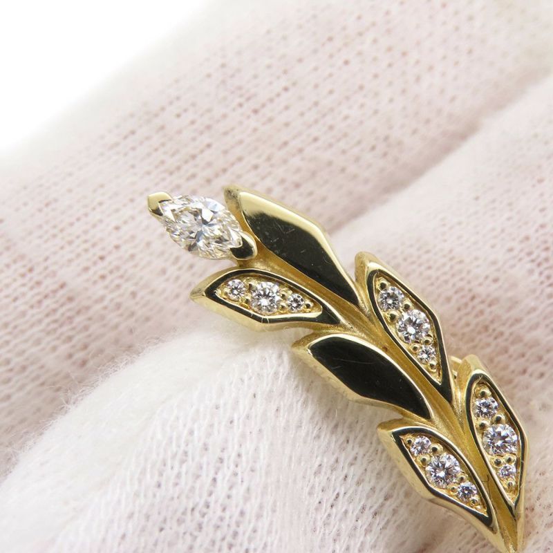 ティファニー ピアス ビクトリア ヴァイン クライマー ピアス ダイヤモンド 計0.33ct K18YGイエローゴールド Tiffany&Co.