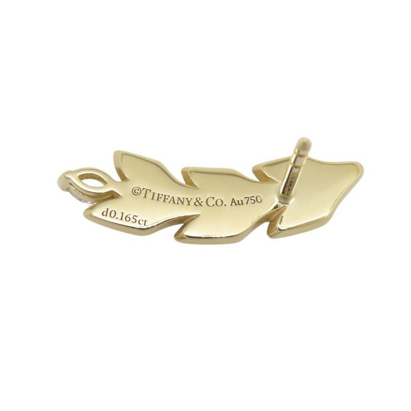 ティファニー ピアス ビクトリア ヴァイン クライマー ピアス ダイヤモンド 計0.33ct K18YGイエローゴールド Tiffany&Co.