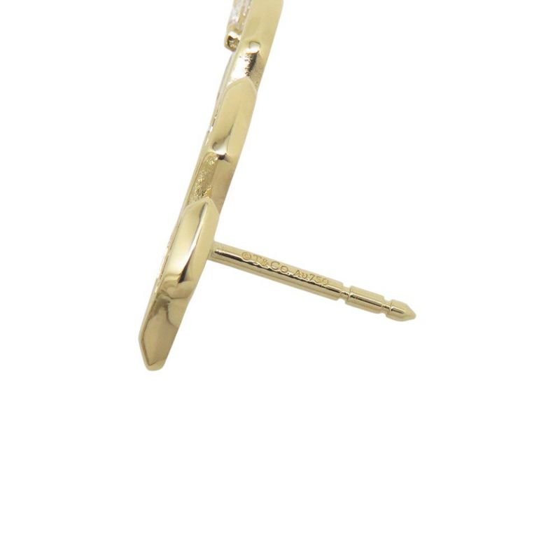 ティファニー ピアス ビクトリア ヴァイン クライマー ピアス ダイヤモンド 計0.33ct K18YGイエローゴールド Tiffany&Co.