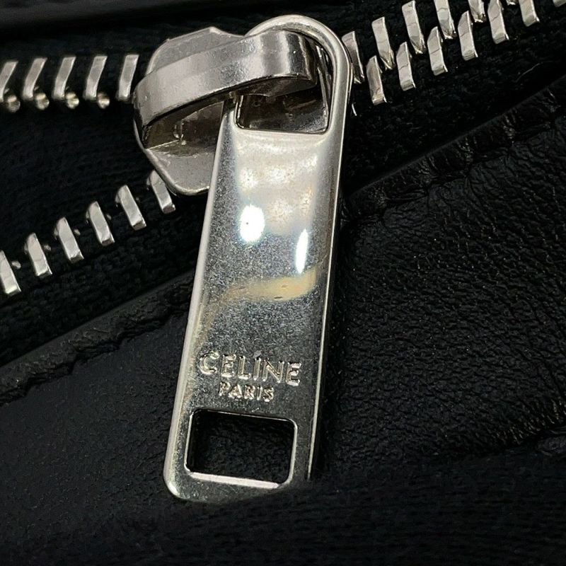 セリーヌ ショルダーバッグ ロゴ エトワール 星型 スムースカーフレザー 198763 CELINE 黒