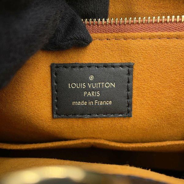 ルイヴィトン トートバッグ モノグラム・アンプラント オンザゴーGM M44925 LOUIS VUITTON 2way 黒 ブラック