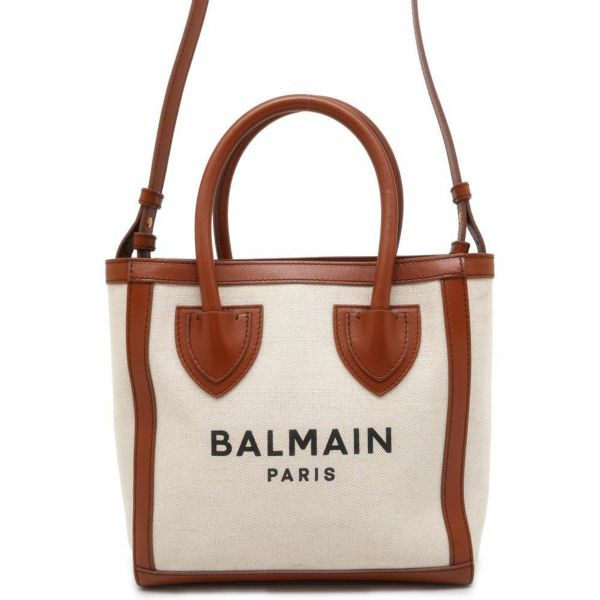 バルマン ハンドバッグ キャンバス VN0FA640 BALMAIN 2wayショルダーバッグ トートバッグ
