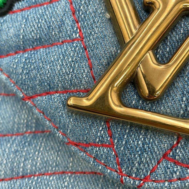 ルイヴィトン ショルダーバッグ デニム パッチワーク ニューウェーブ チェーンバッグMM M52566 LOUIS VUITTON 3wayショルダーバッグ