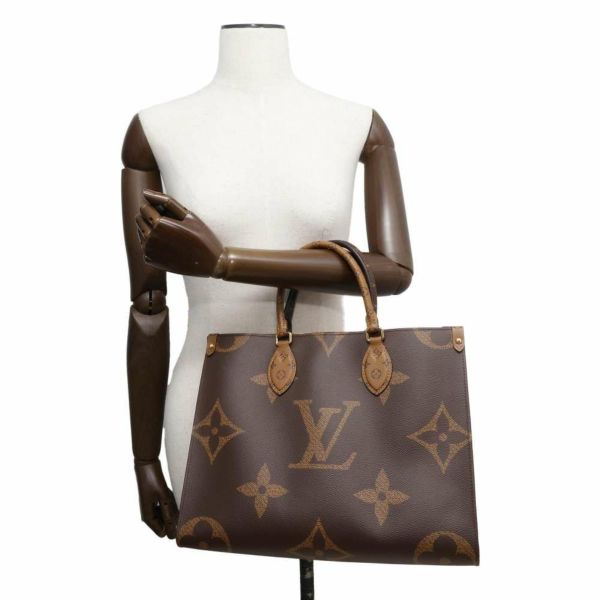 ルイヴィトン トートバッグ モノグラム・リバース ジャイアント オンザゴーMM M45321 LOUIS VUITTON ハンドバッグ