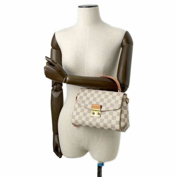 ルイヴィトン ハンドバッグ ダミエ・アズール クロワゼット N41581 LOUIS VUITTON ヴィトン バッグ 2wayショルダーバッグ