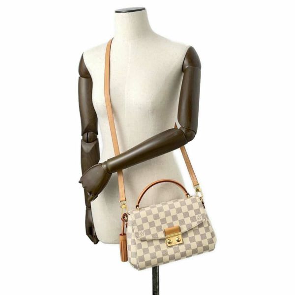 ルイヴィトン ハンドバッグ ダミエ・アズール クロワゼット N41581 LOUIS VUITTON ヴィトン バッグ 2wayショルダーバッグ