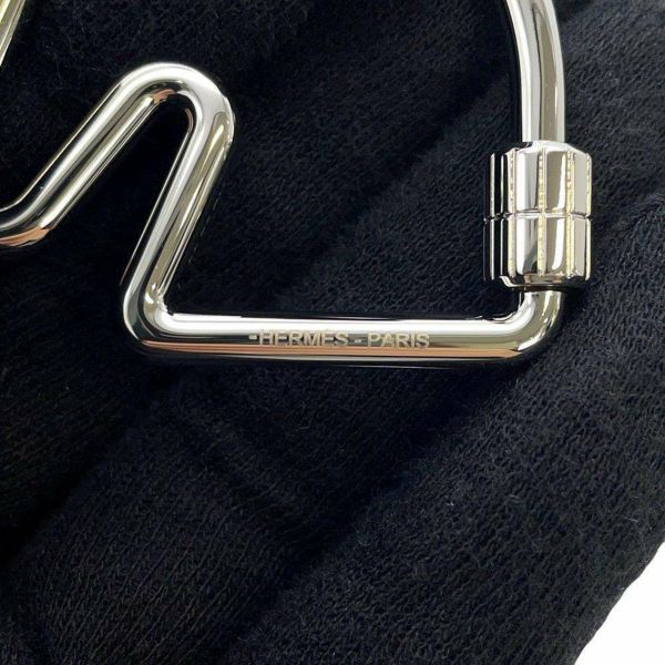 エルメス キーホルダー シュバル Cheval シルバー金具 HERMES キーリング