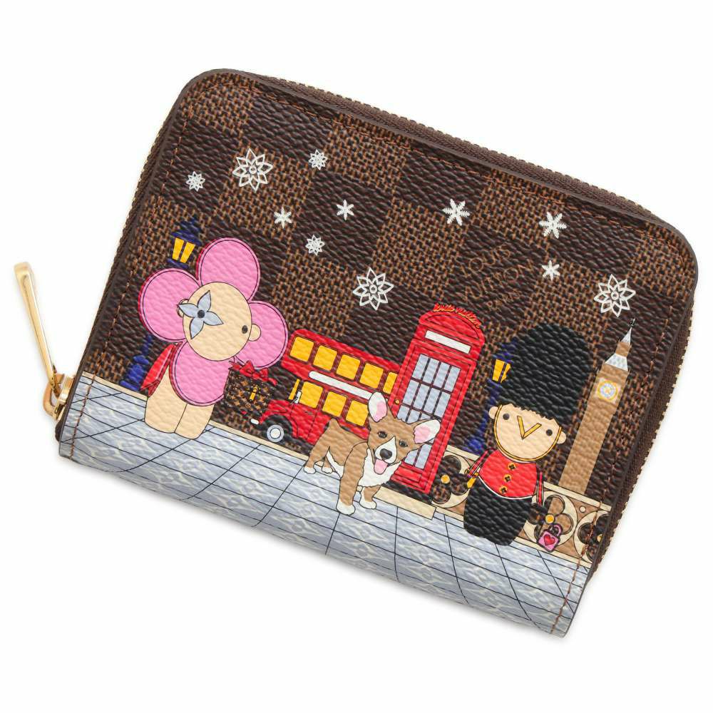 ルイヴィトン コインケース ダミエ・エベヌ ジッピーコインパース 