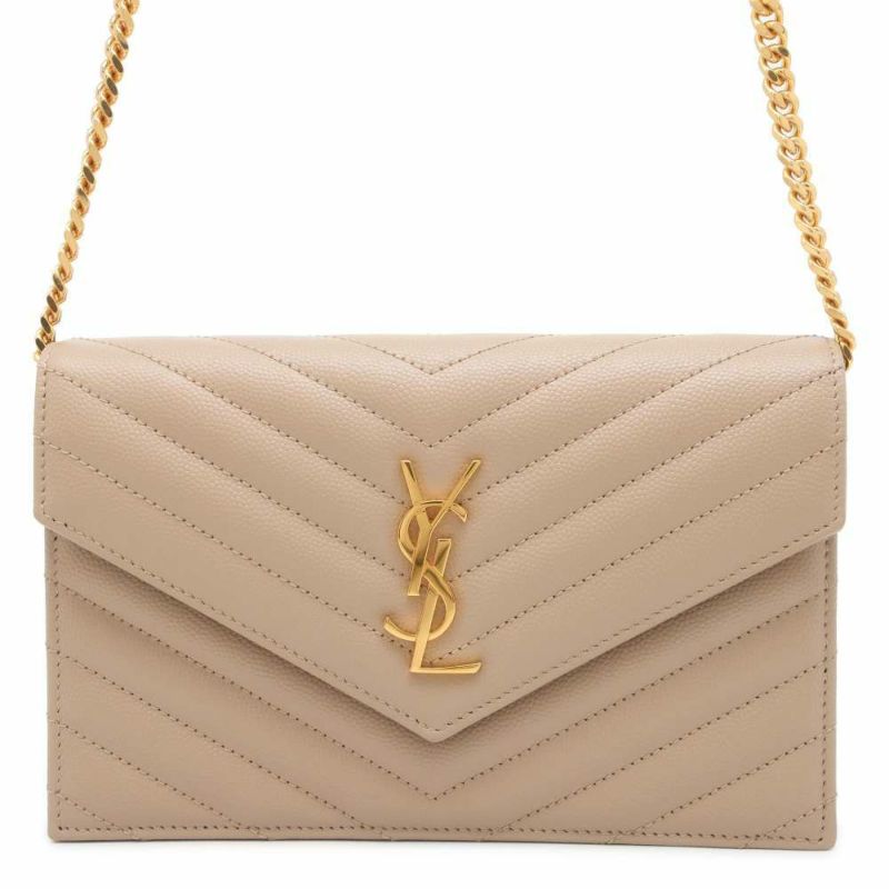 サンローランパリ チェーンウォレット カサンドラ エンベロープ レザー 742920 SAINT LAURENT PARIS 財布