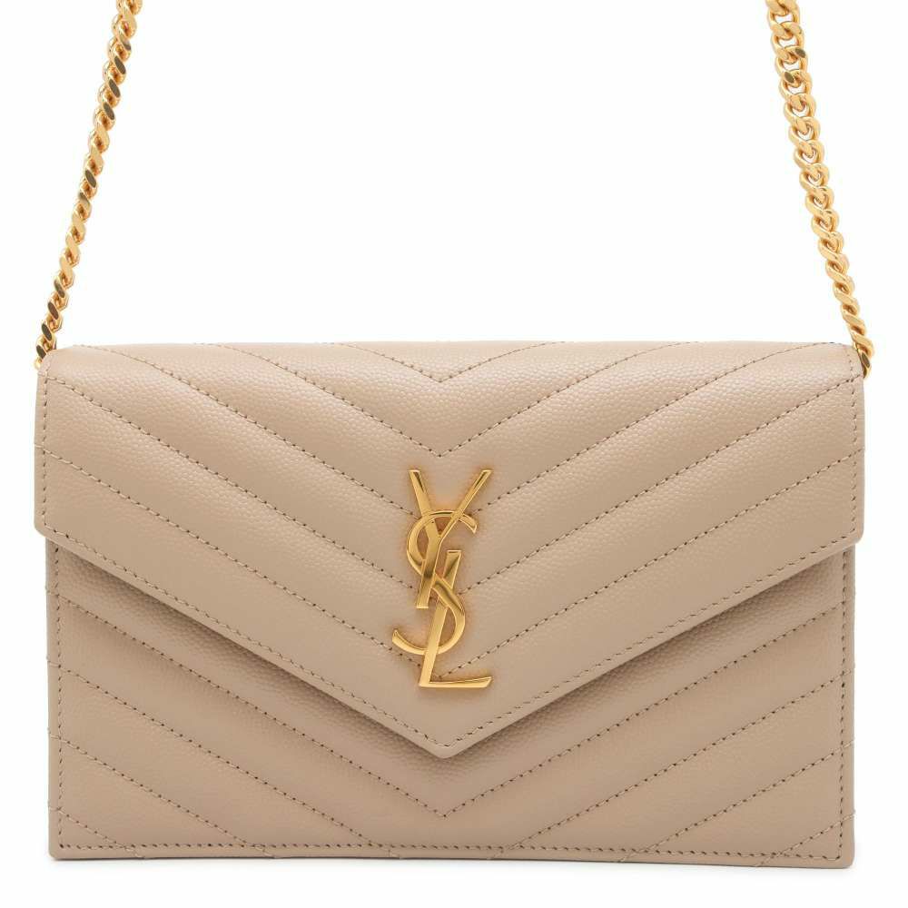サンローランパリ チェーンウォレット カサンドラ エンベロープ レザー 742920 SAINT LAURENT PARIS 財布