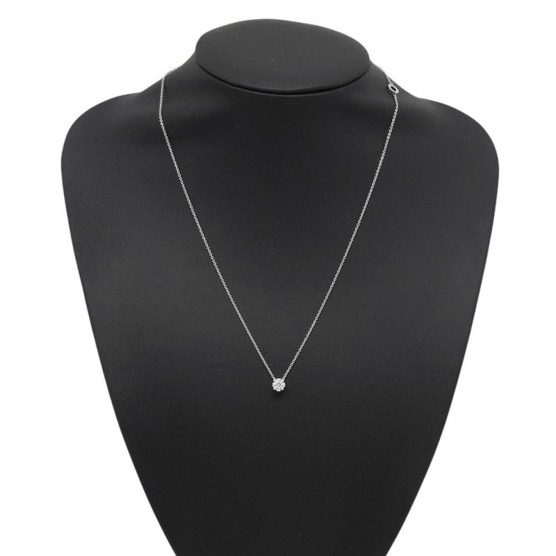 ブルガリ ネックレス コロナ ダイヤモンド 1P 0.30ct K18WGホワイトゴールド 336956 GIA鑑定書付き ペンダント