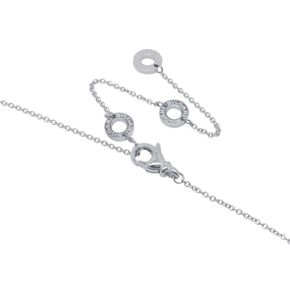 ブルガリ ネックレス コロナ ダイヤモンド 1P 0.30ct K18WGホワイトゴールド 336956 GIA鑑定書付き ペンダント