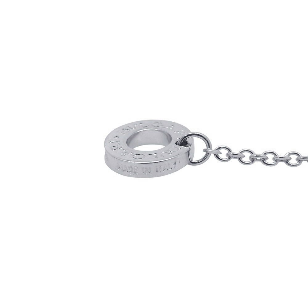 ブルガリ ネックレス コロナ ダイヤモンド 1P 0.30ct K18WGホワイトゴールド 336956 GIA鑑定書付き ペンダント
