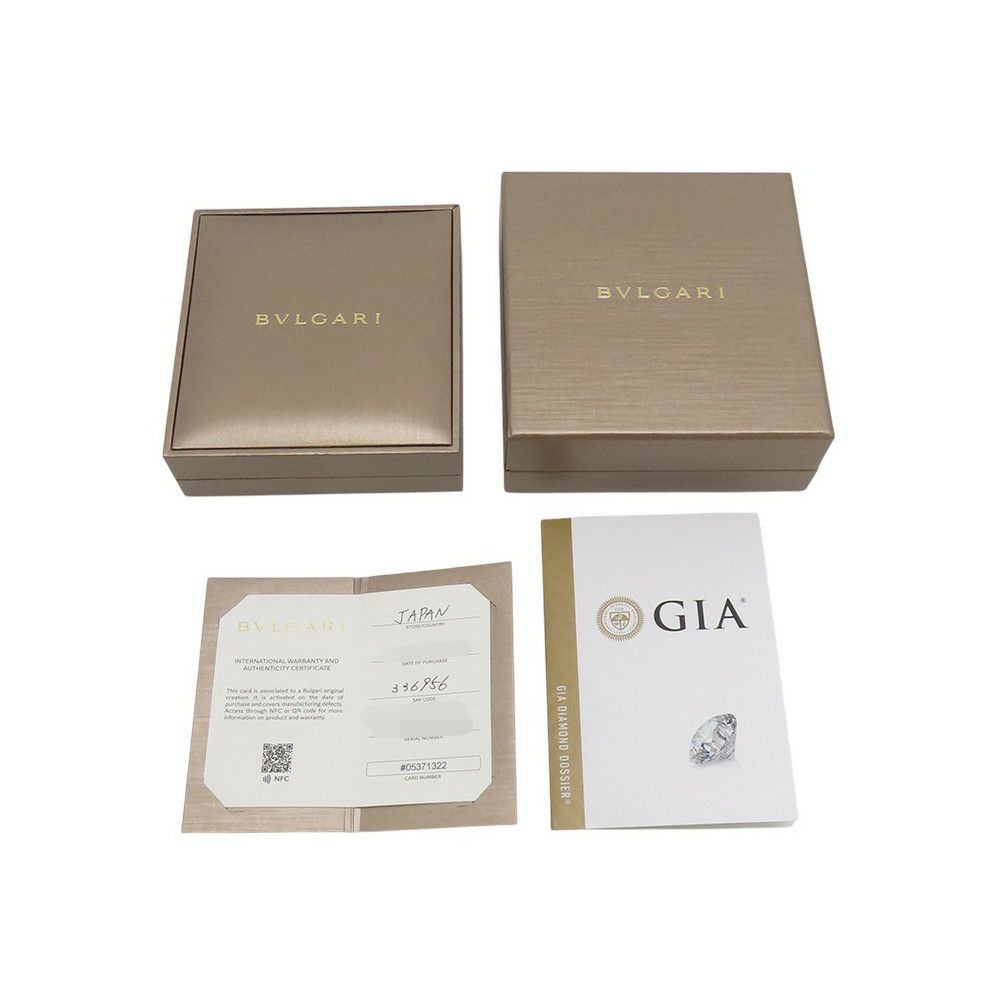 ブルガリ ネックレス コロナ ダイヤモンド 1P 0.30ct K18WGホワイトゴールド 336956 GIA鑑定書付き ペンダント