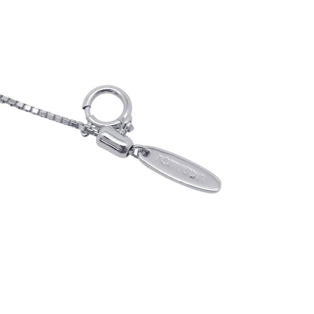 モニッケンダム ネックレス ドロップ ペンダント ダイヤモンド 計0.77ct K18WGホワイトゴールド MONNICKENDAM