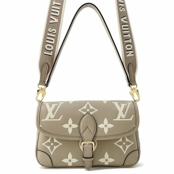 ルイヴィトン ショルダーバッグ モノグラム・アンプラント ディアヌ M46583 LOUIS VUITTON 2way バイカラー