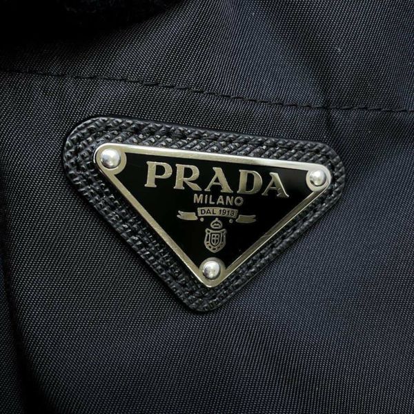 プラダ レインコート Re-Nylon ナイロン レディースサイズ38 292061 PRADA アウター コート 黒