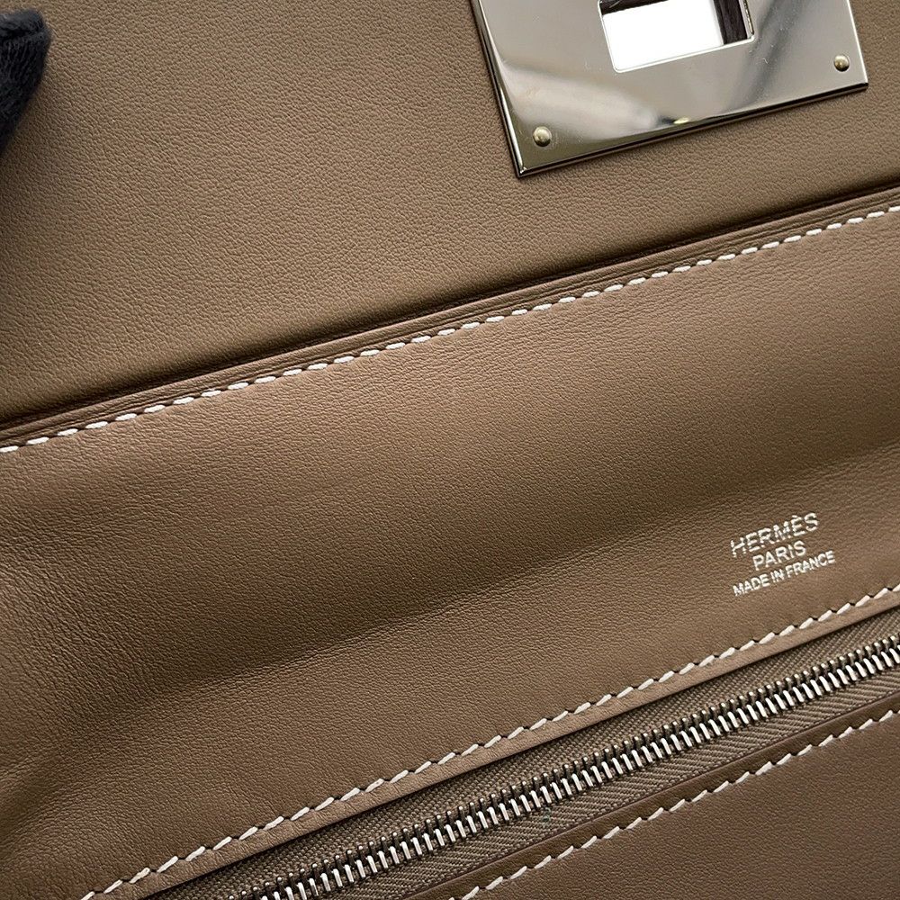 エルメス 24/24 29 サック ヴァンキャトル エトゥープ/シルバー金具 トゴ/スイフト K刻印 2wayショルダー