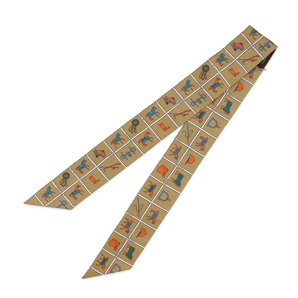 エルメス スカーフ ツイリー 馬着 Couvertures et Tenues de jour HERMES シルクツイル 2022秋冬