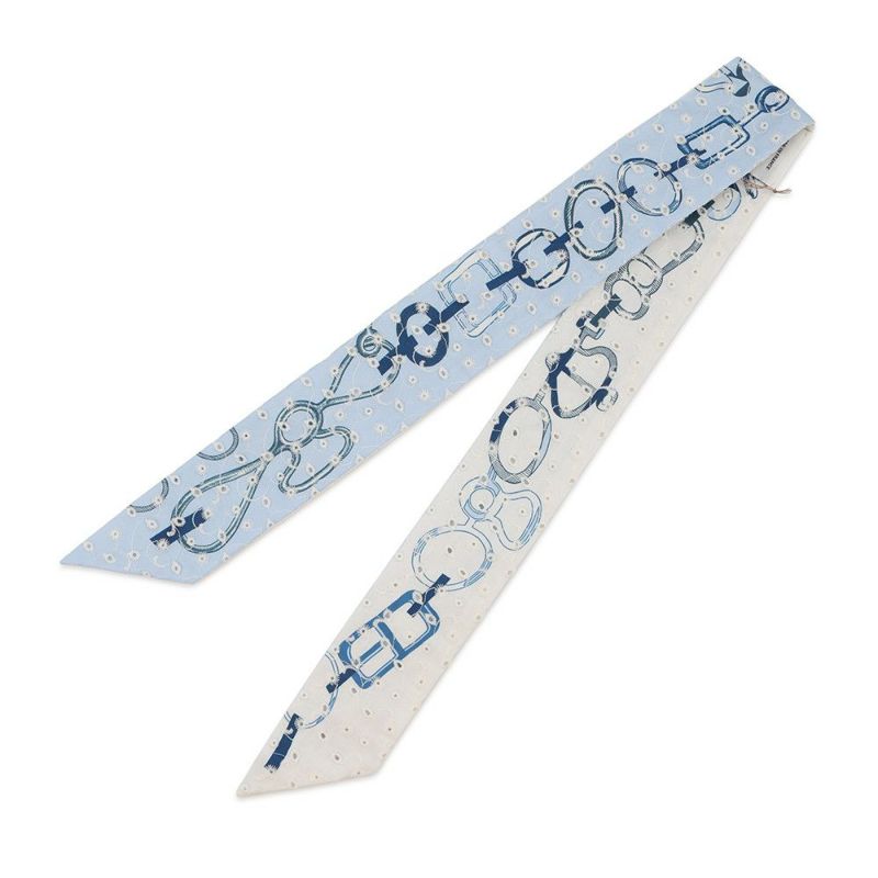 エルメス スカーフ ツイリー ド・レ・ブックル・ブロデリー・アングレーズDo Re Boucles Broderie Anglaise 2023春夏