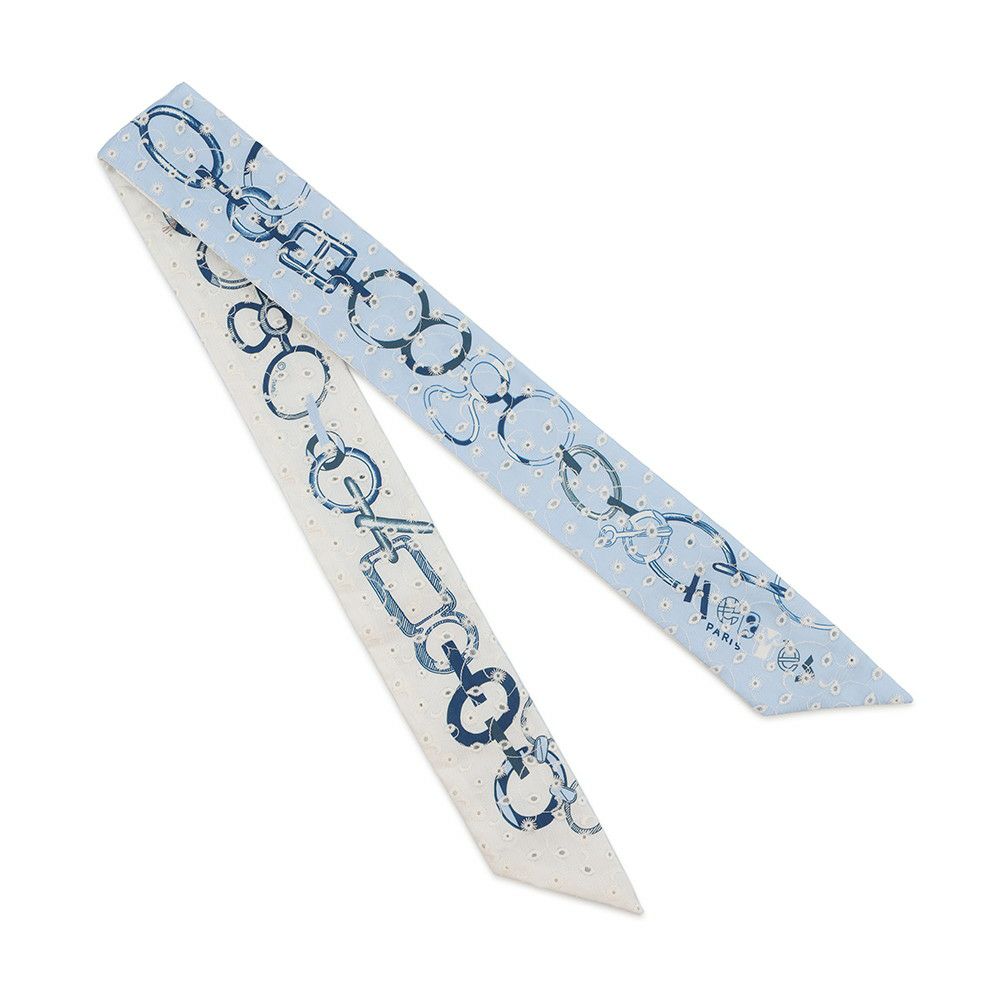 エルメス スカーフ ツイリー ド・レ・ブックル・ブロデリー・アングレーズDo Re Boucles Broderie Anglaise 2023春夏