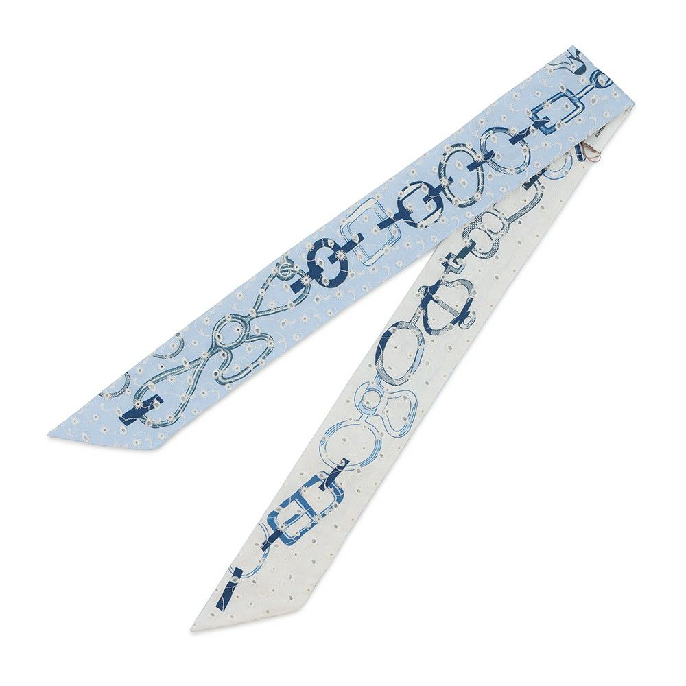 エルメス スカーフ ツイリー ド・レ・ブックル・ブロデリー・アングレーズDo Re Boucles Broderie Anglaise 2023春夏