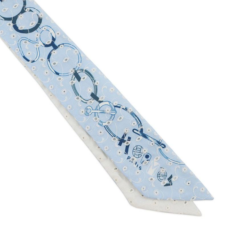 エルメス スカーフ ツイリー ド・レ・ブックル・ブロデリー・アングレーズDo Re Boucles Broderie Anglaise 2023春夏