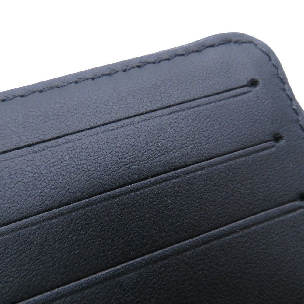 ルイヴィトン 二つ折り財布 ラムレザー/モノグラム・パターン ポルトフォイユ・ルー M81599 LOUIS VUITTON ブラック 黒