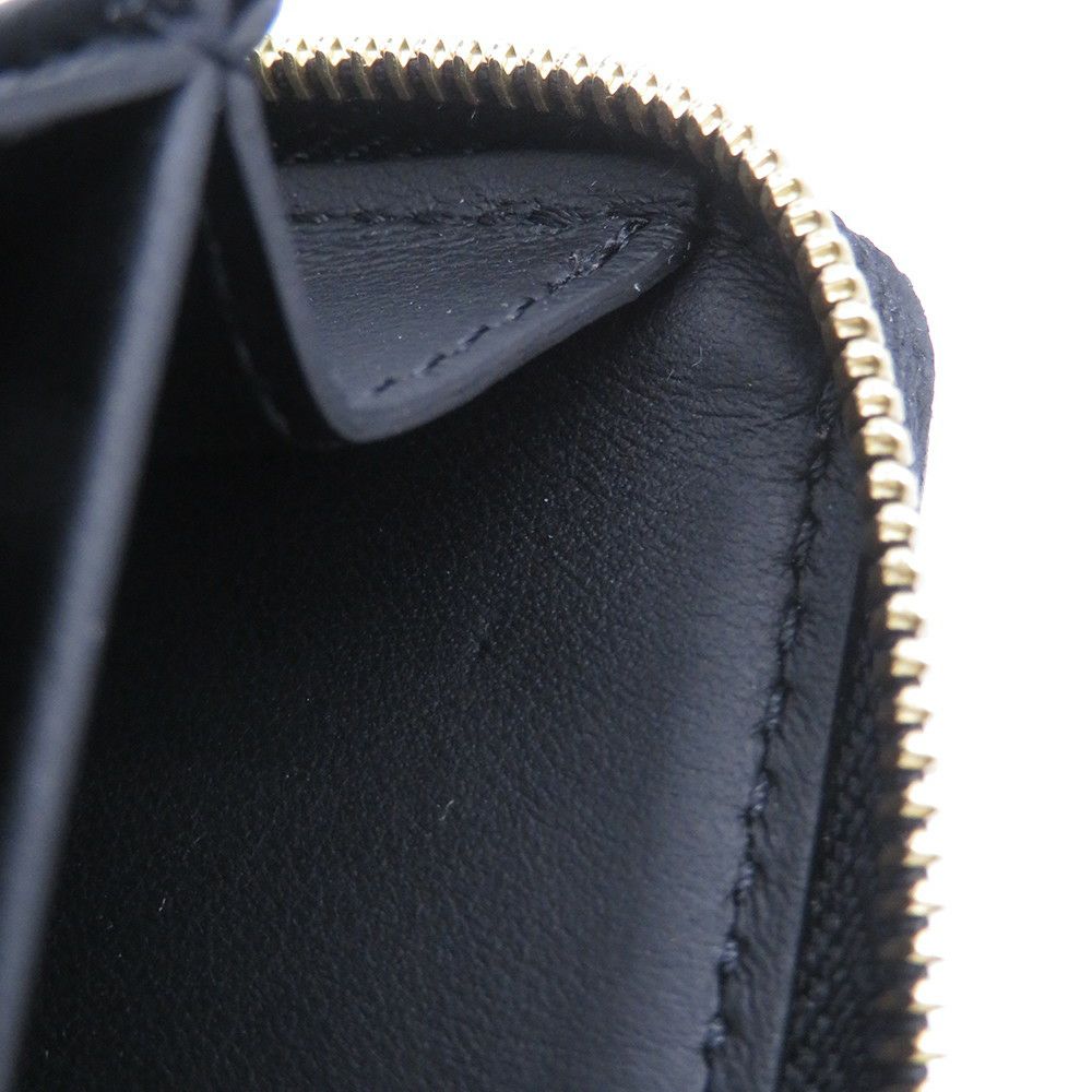 ルイヴィトン 二つ折り財布 ラムレザー/モノグラム・パターン ポルトフォイユ・ルー M81599 LOUIS VUITTON ブラック 黒