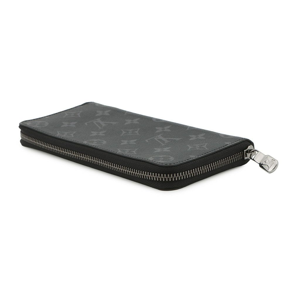 ルイヴィトン 長財布 モノグラム・エクリプス ジッピーウォレット・ヴェルティカル M62295 LOUIS VUITTON ヴィトン 黒 ブラック