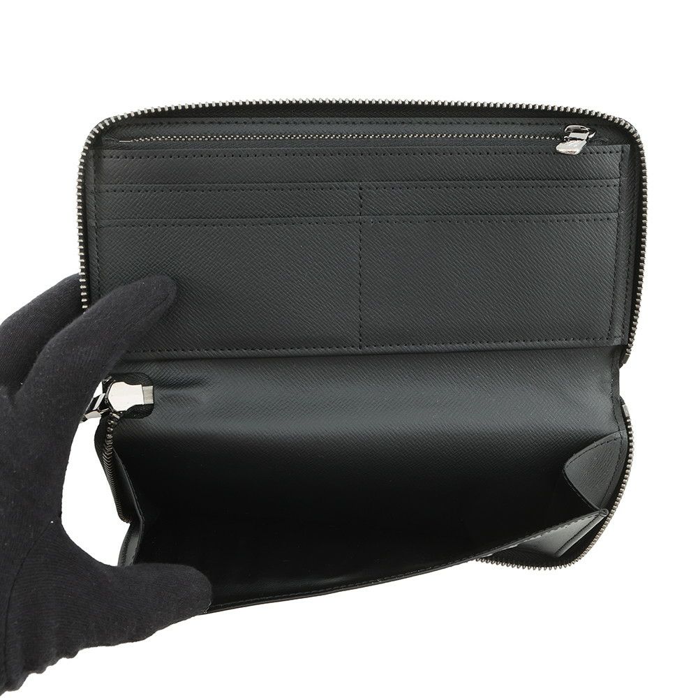 ルイヴィトン 長財布 モノグラム・エクリプス ジッピーウォレット・ヴェルティカル M62295 LOUIS VUITTON ヴィトン 黒 ブラック