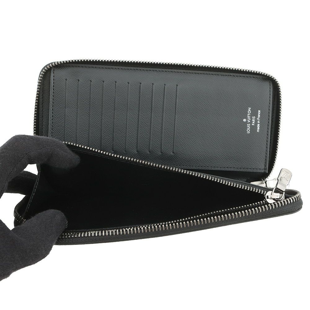 ルイヴィトン 長財布 モノグラム・エクリプス ジッピーウォレット・ヴェルティカル M62295 LOUIS VUITTON ヴィトン 黒 ブラック