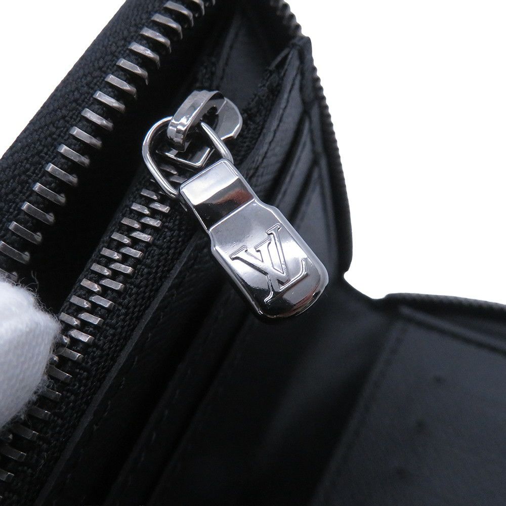 ルイヴィトン 長財布 モノグラム・エクリプス ジッピーウォレット・ヴェルティカル M62295 LOUIS VUITTON ヴィトン 黒 ブラック