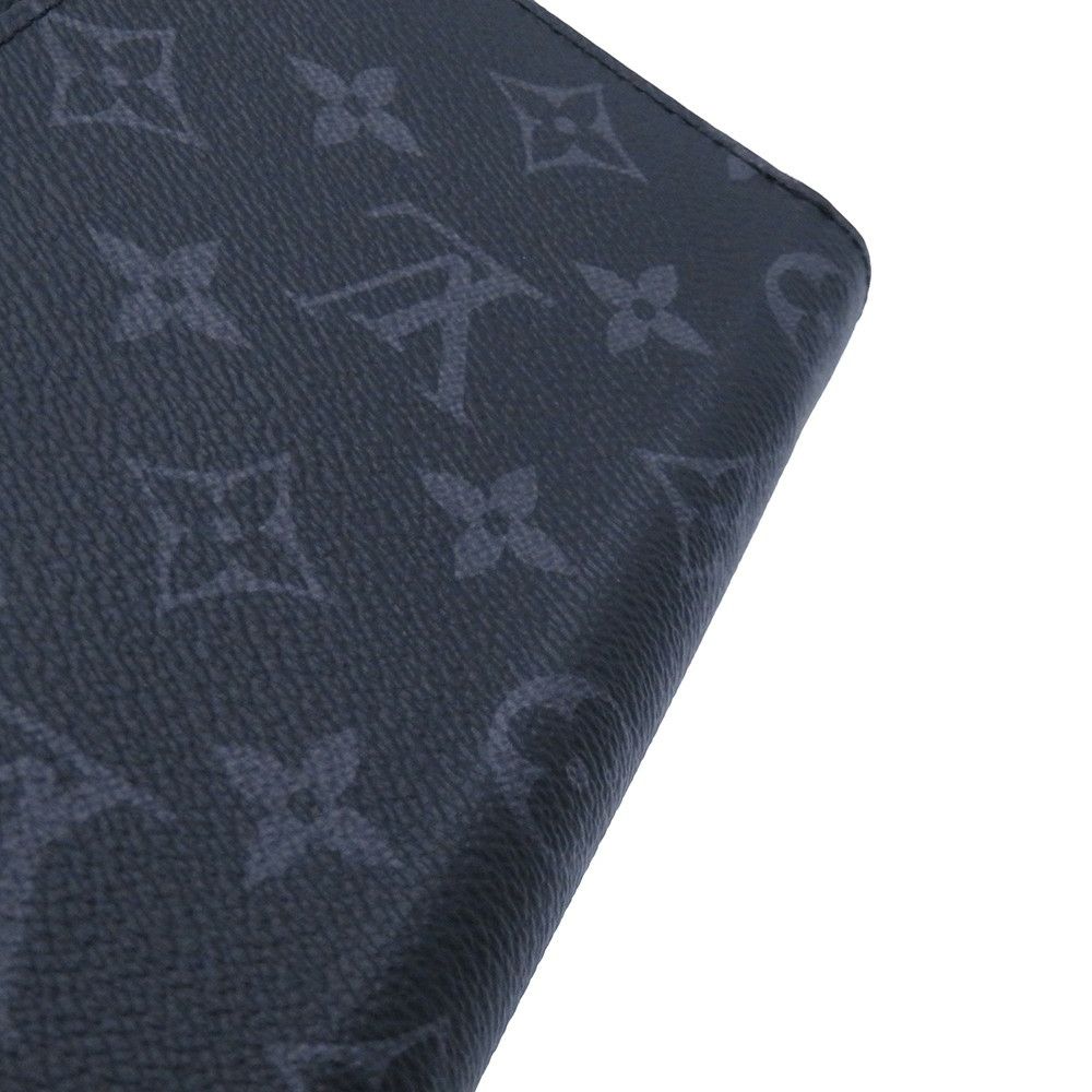 ルイヴィトン 長財布 モノグラム・エクリプス ジッピーウォレット・ヴェルティカル M62295 LOUIS VUITTON ヴィトン 黒 ブラック