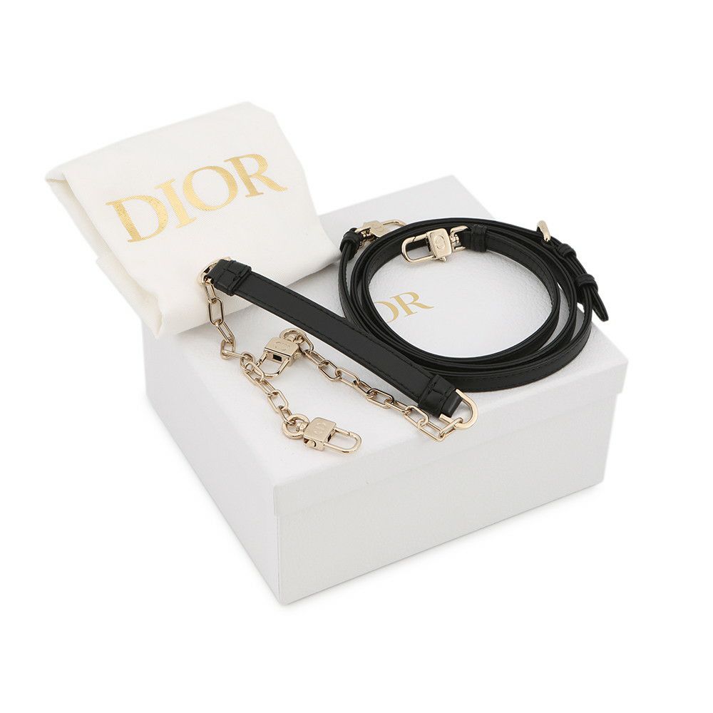 ディオール ハンドバッグ Lady D-JOY カナージュ マイクロ ラムスキン S0910ONGE Christian Dior 3way 黒