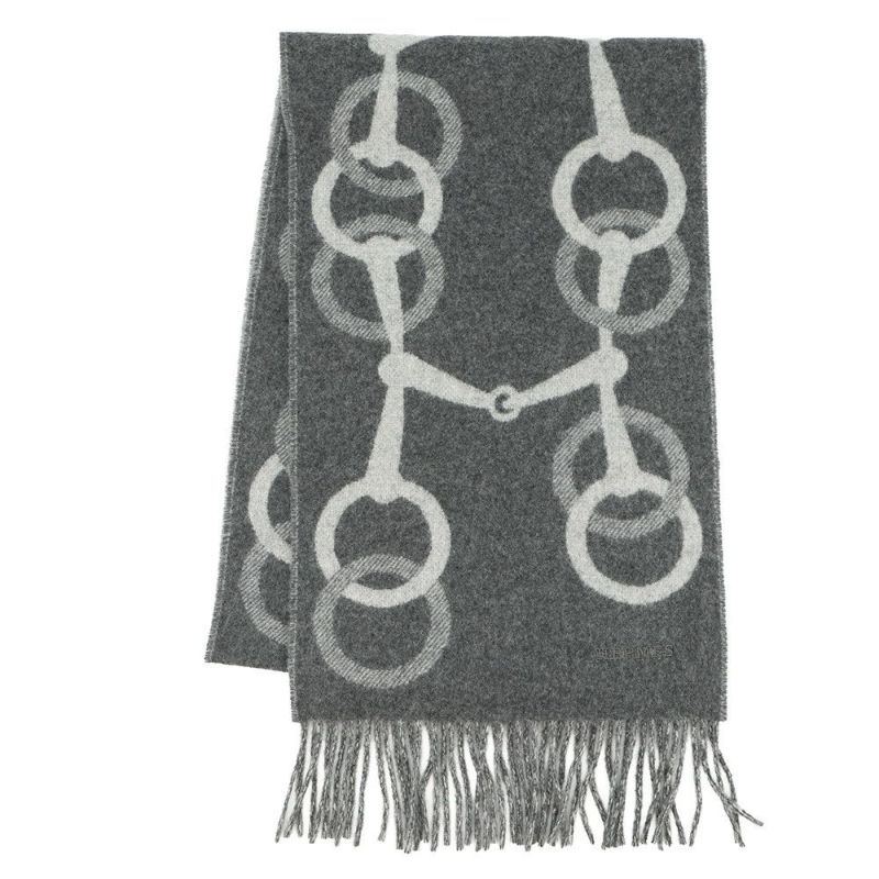 エルメス マフラー エニー・モール カシミヤ HERMES メンズ ショール