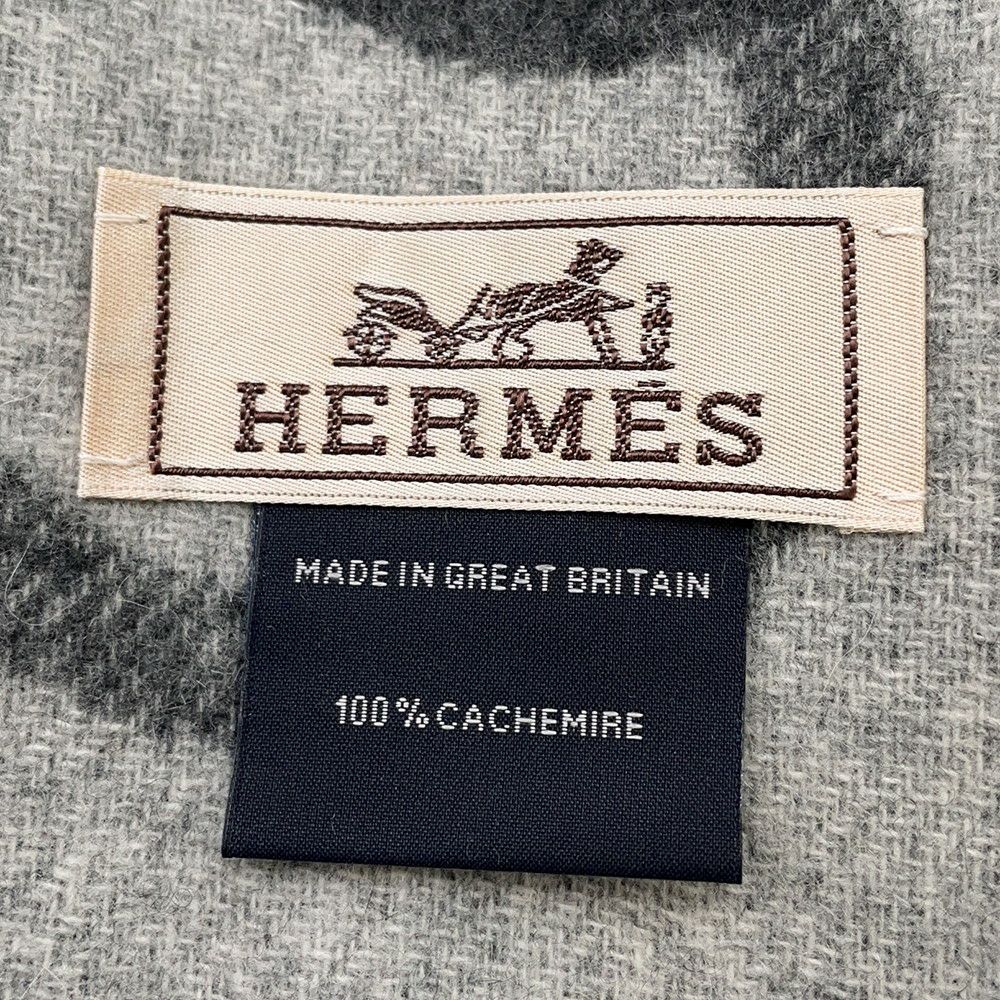 エルメス マフラー エニー・モール カシミヤ HERMES メンズ ショール