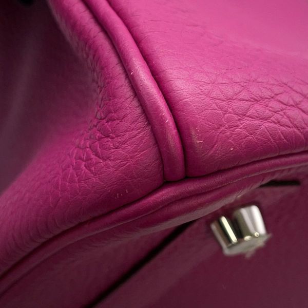 エルメス バーキン30 ローズパープル/シルバー金具 トゴ A刻印 HERMES Birkin ハンドバッグ