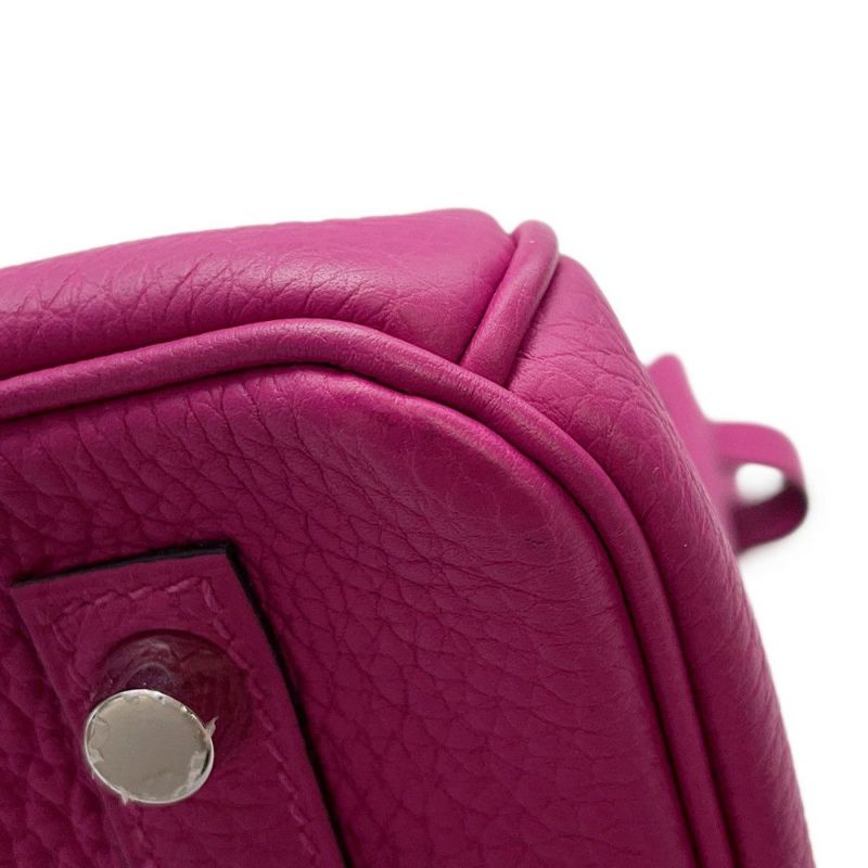 エルメス バーキン30 ローズパープル/シルバー金具 トゴ A刻印 HERMES Birkin ハンドバッグ