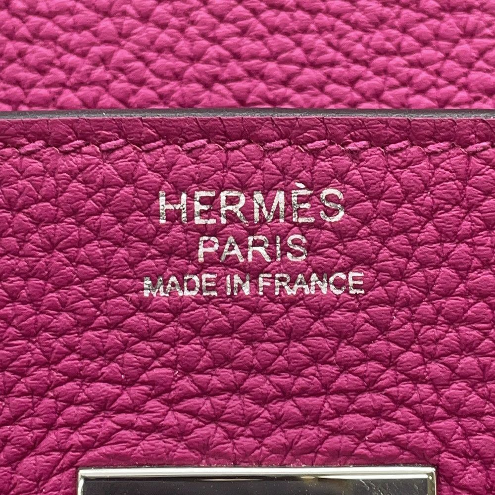 エルメス バーキン30 ローズパープル/シルバー金具 トゴ A刻印 HERMES Birkin ハンドバッグ