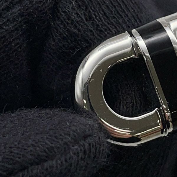 エルメス リング マイヨン ブラック/シルバー金具 サイズT60 HERMES メンズ 指輪 黒