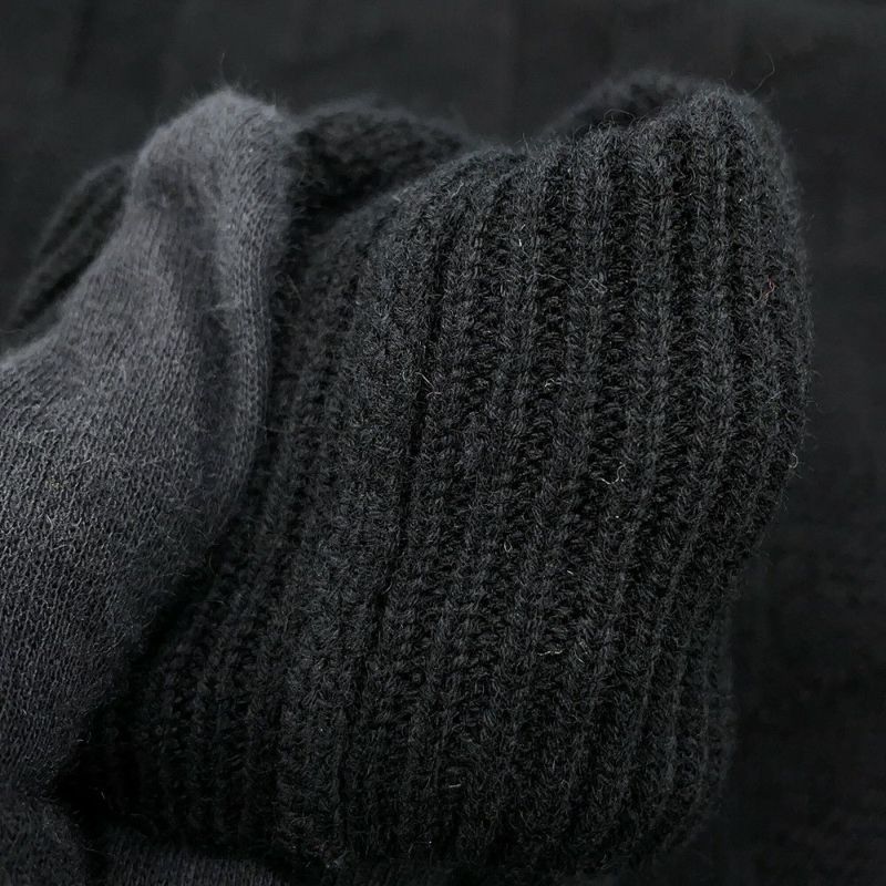 エルメス ニット ロングスリーブ Hモチーフ レディースサイズ34 HERMES アパレル トップス 黒