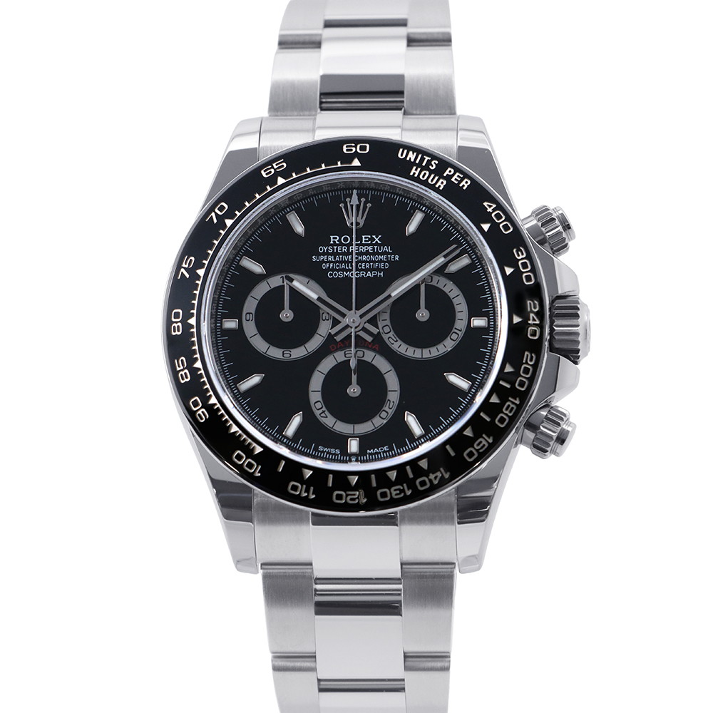 ロレックス コスモグラフ デイトナ ランダムシリアル ルーレット 126500LN ROLEX 腕時計 黒文字盤