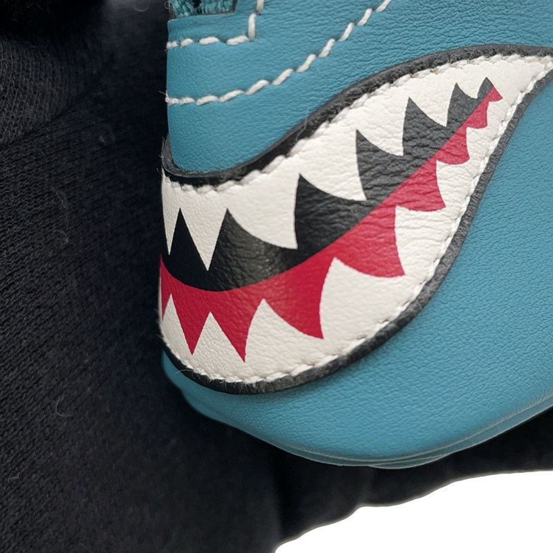 エルメス バッグチャーム ボリードシャーク ニューブルージーン/シルバー金具 スイフト W刻印