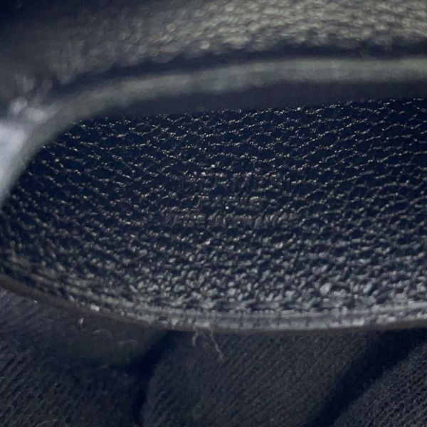 エルメス バッグチャーム ロデオPM ロベオ ロック ブラック/シルバー金具 ラムスキン K刻印 黒