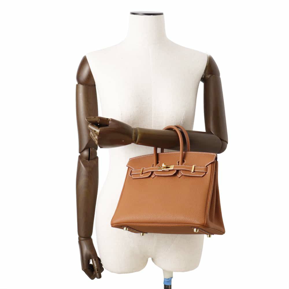 エルメス バーキン25 ゴールド/ゴールド金具 トゴ Z刻印 HERMES Birkin ハンドバッグ