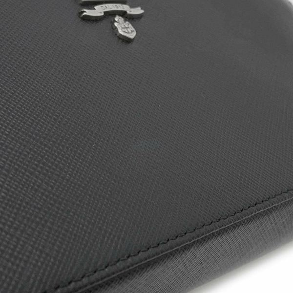 プラダ ショルダーバッグ サフィアーノ 1DH010 PRADA バッグ ウォレット 財布 黒