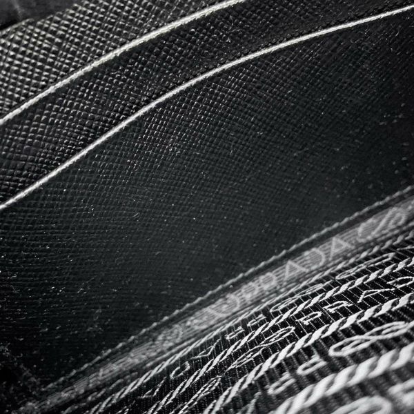 プラダ ショルダーバッグ サフィアーノ 1DH010 PRADA バッグ ウォレット 財布 黒