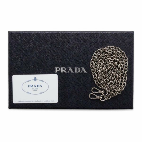 プラダ ショルダーバッグ サフィアーノ 1DH010 PRADA バッグ ウォレット 財布 黒
