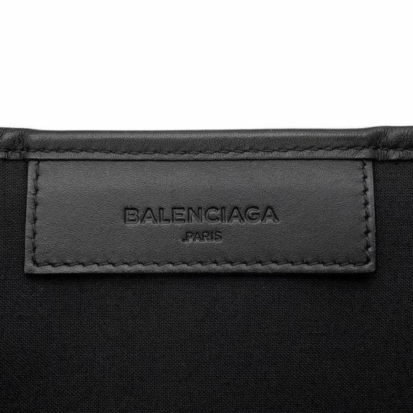 バレンシアガ トートバッグ ネイビーカバス S ポーチ付 339933 BALENCIAGA スモールサイズ バッグ カバ ストライプ